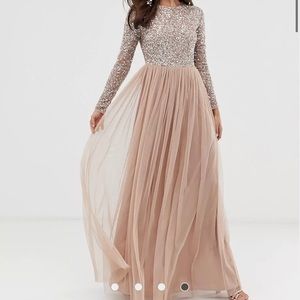 ASOS Maya Long Sleeve Maxi Dress